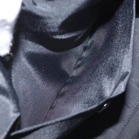 BURBERRY Nova Check Blue Label Hand Bag Nylon Leather Red Black gold Auth EC765 - Picture 13 of 16